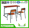 مكتب مدرسي مزدوج بتصميم خاص مع كرسي (SF-24D)