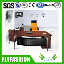 أحدث تصميم مكتب مكتب نصف بيضاوي مع خشب (ET-14)