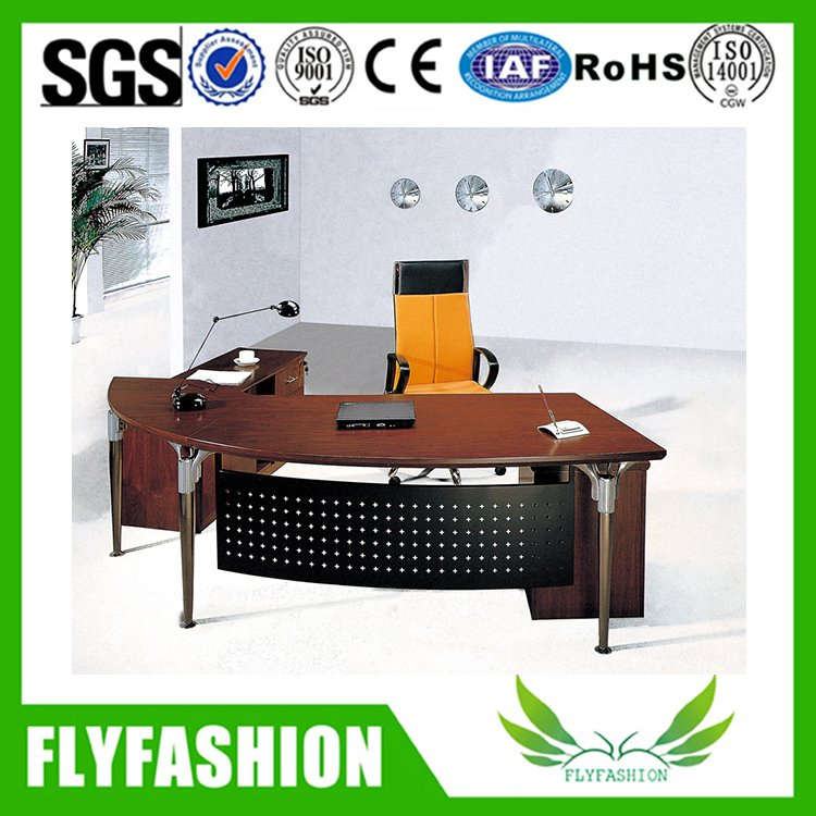 أحدث تصميم مكتب مكتب نصف بيضاوي مع خشب (ET-14)