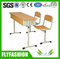 مكتب وكرسي مدرسي بتصميم حديث لشخصين (SF-25D)