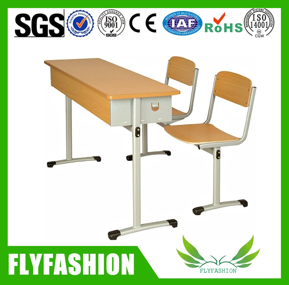 مكتب وكرسي مدرسي بتصميم حديث لشخصين (SF-25D)