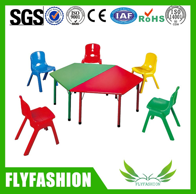 حار بيع طاولة وكراسي أطفال ملونة (SF-11C)