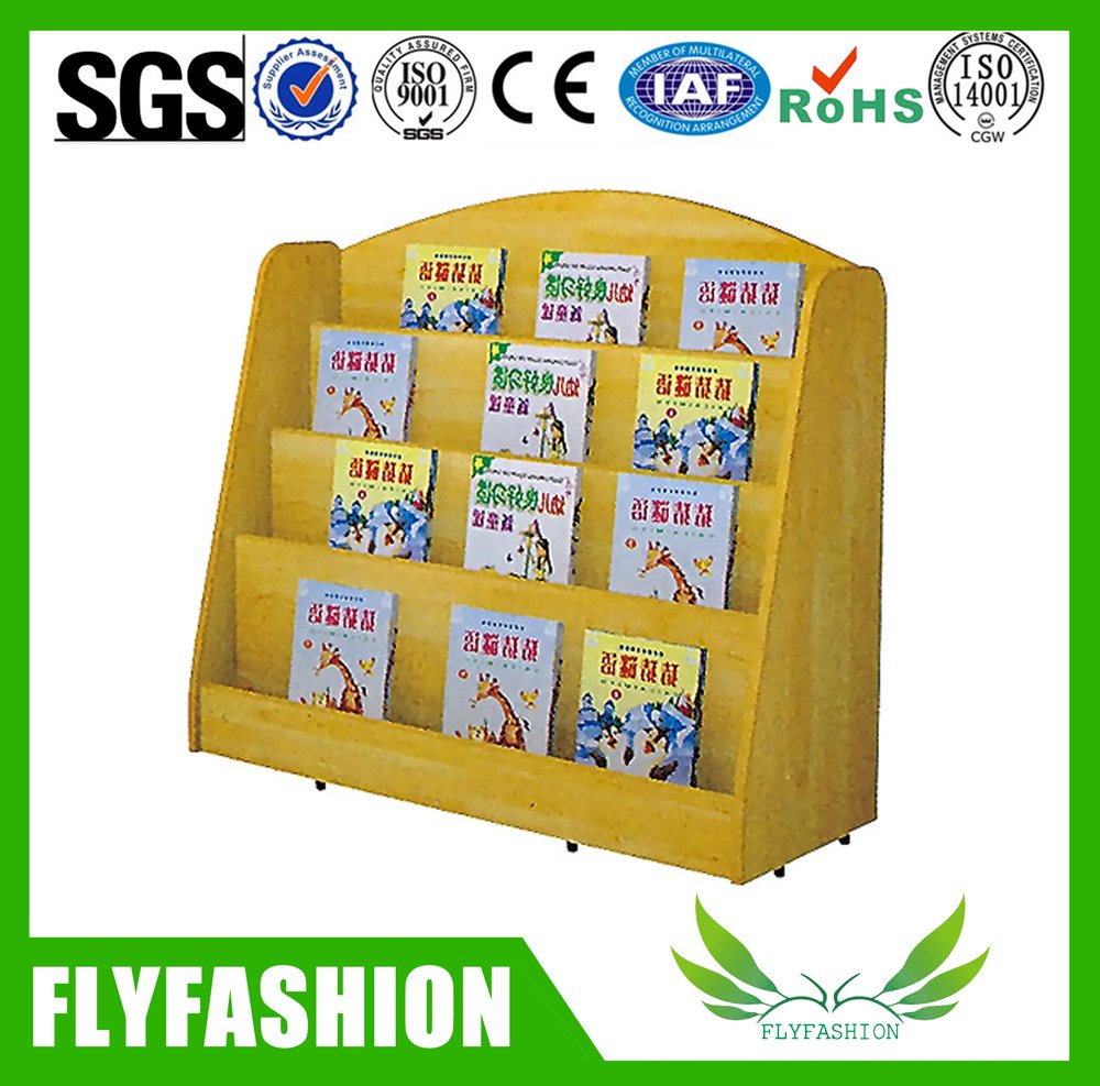 رف كتب خشبي رخيص للأطفال (SF-106C)
