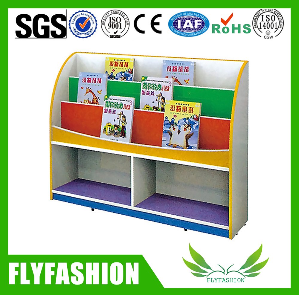رف كتب خشبي رخيص للأطفال (SF-106C)