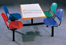 طاولة طعام للطلاب 4 مقاعد (DT-06)