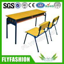 مدرسة ثانوية مزدوجة مكتب الطالب وكرسي الأثاث المدرسي (SF-08D)